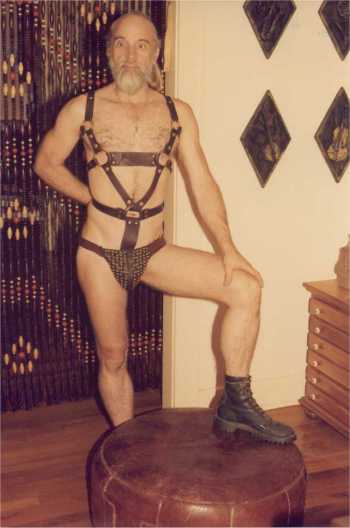 Brass Woven Jock and Brown Harness