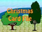 Christmas Card File