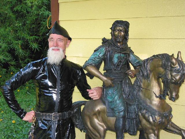 Bronze Horseman and Pleather Harold