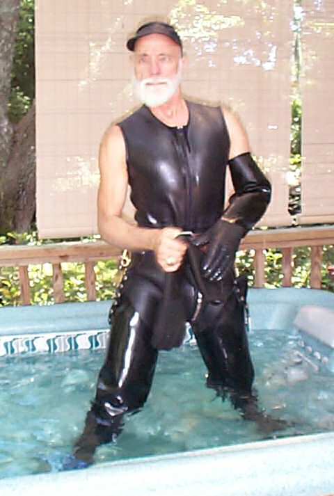 Superfront Trunks and Naked Rubber Waders