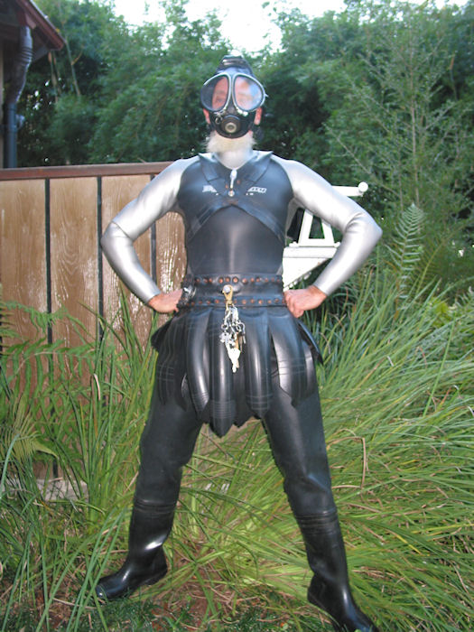 Silver wetsuit with Attitude