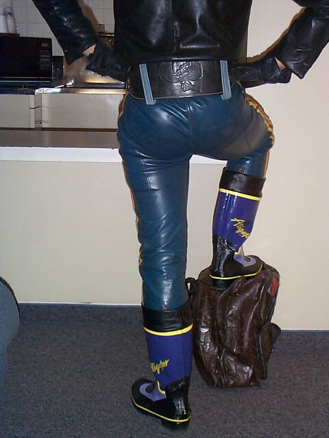 Padded Riding Leathers