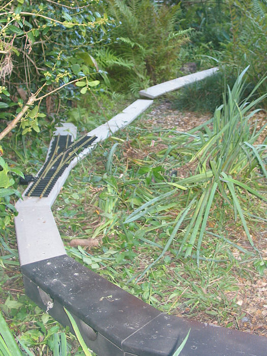 West MBT Wye Roadbed