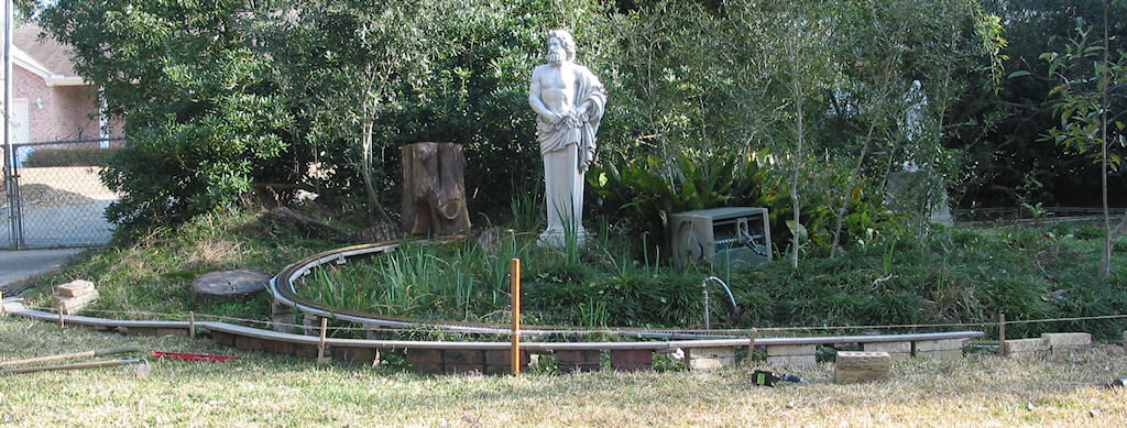 Live Oak Grove Frontage Roadbed Levelled!