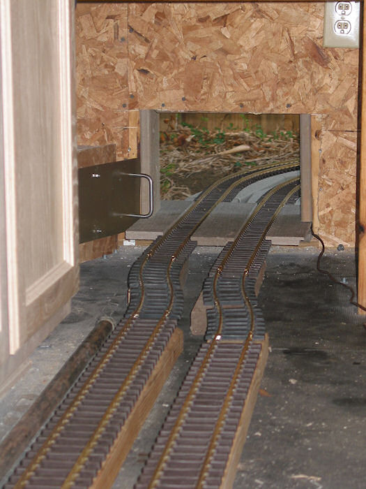 Garage Portal Opened to the Yard