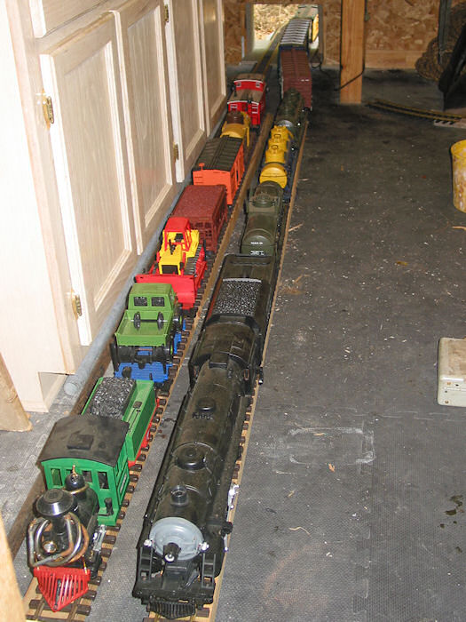 Train Makeup area of the Rubber Room