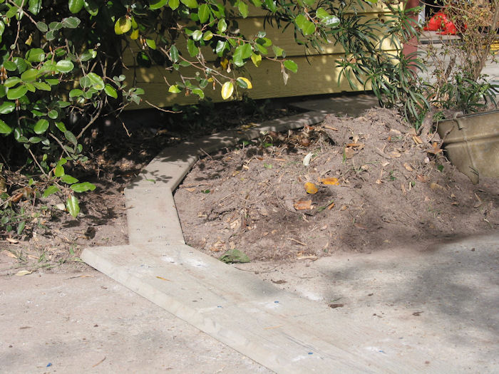 West Garage Curve Closeup