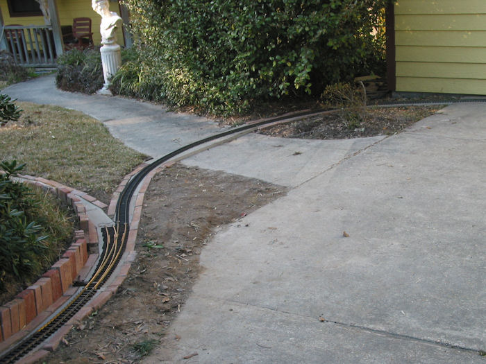 Rails on the West Garage Curve